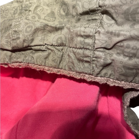 Kids Olive Green Jacket with Pink Accents - Picture 10 of 13